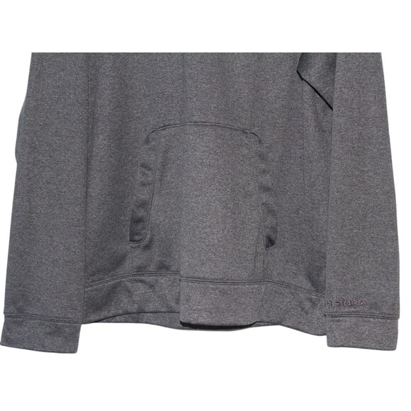 Under Armour Sweatshirt Size Large Hoodie Hooded Pullover Men Gray Blue Logo. - Picture 3 of 7